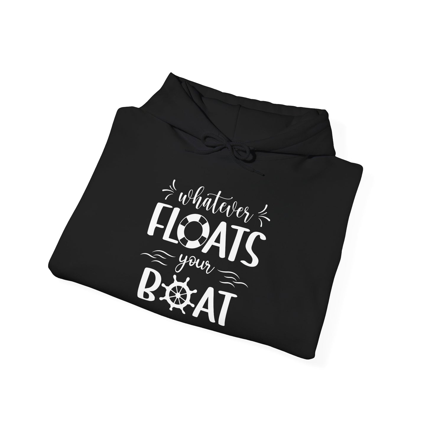 Whatever Floats Your Boat Nautical Humor Shirt With Whimsical Typography Hoodie - View 4 - Best Cruise Shirts