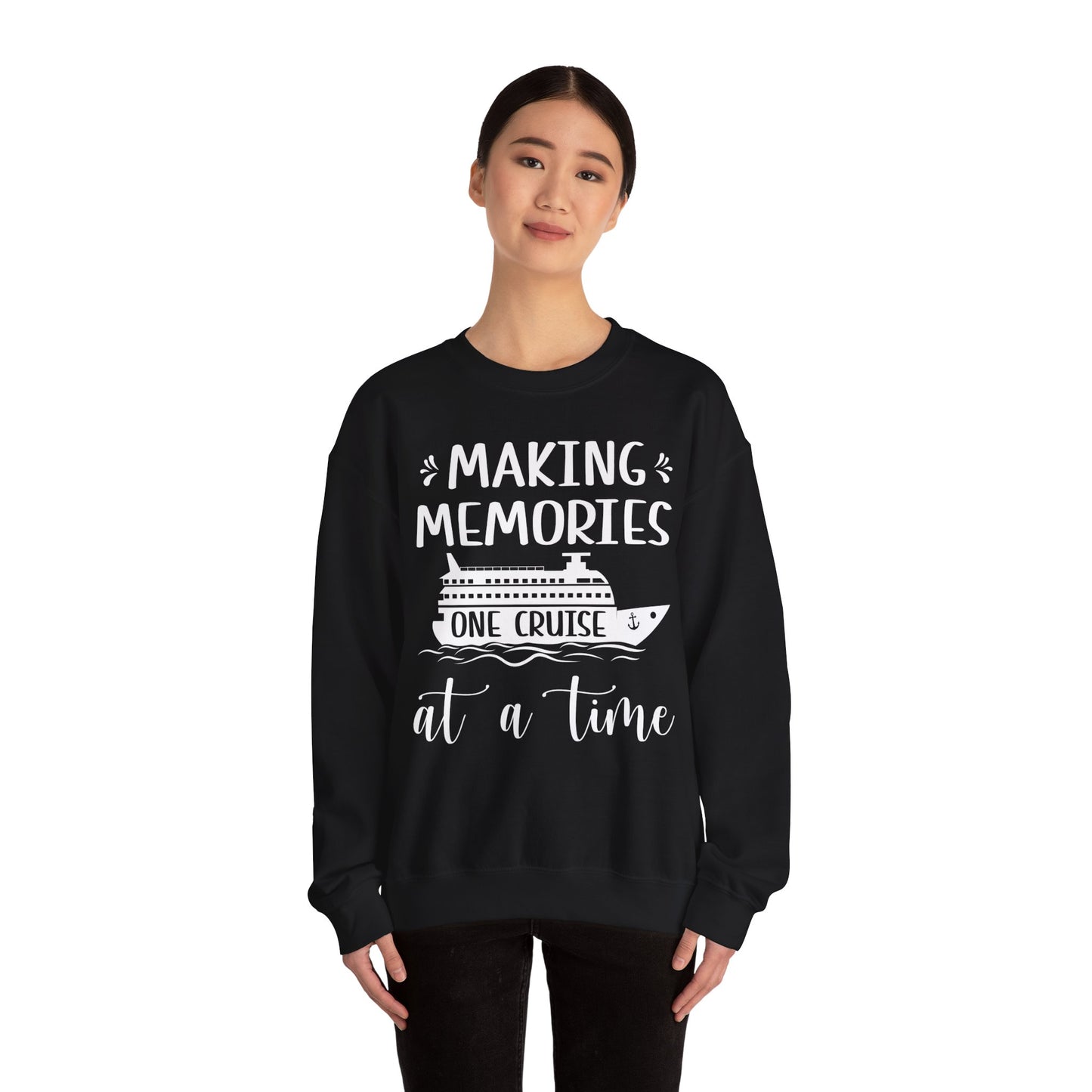 Making Memories One Cruise at a Time Nautical Family Cruise Shirt Sweatshirt - View 4 - Best Cruise Shirts