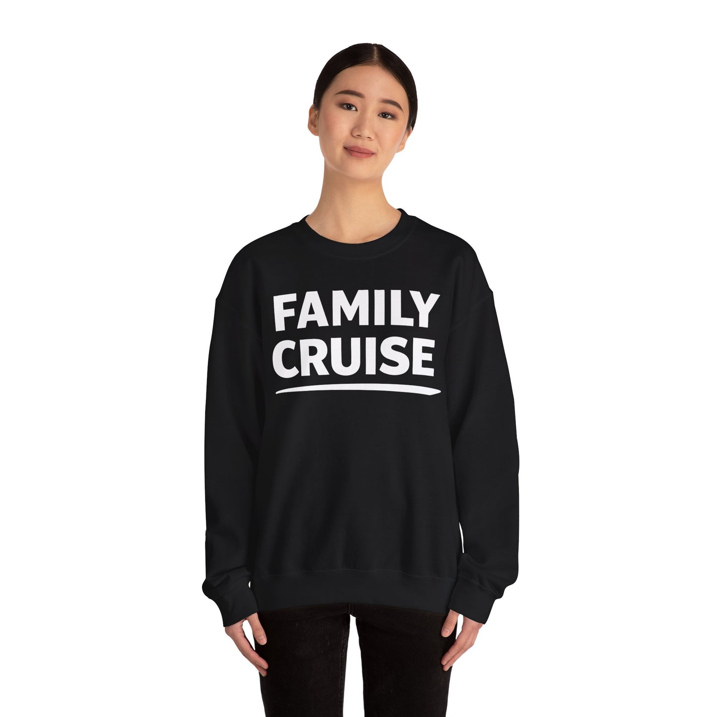 Family Cruise Celebration Bold Lettering Group Trip Shirt Sweatshirt - View 4 - Best Cruise Shirts