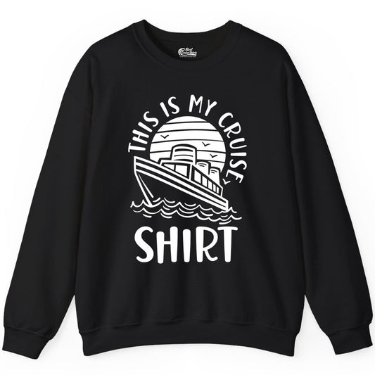 This Is My Cruise Shirt - Funny Cruise Ship Sun Ocean T-Shirt Design Sweatshirt - View 2 - Best Cruise Shirts