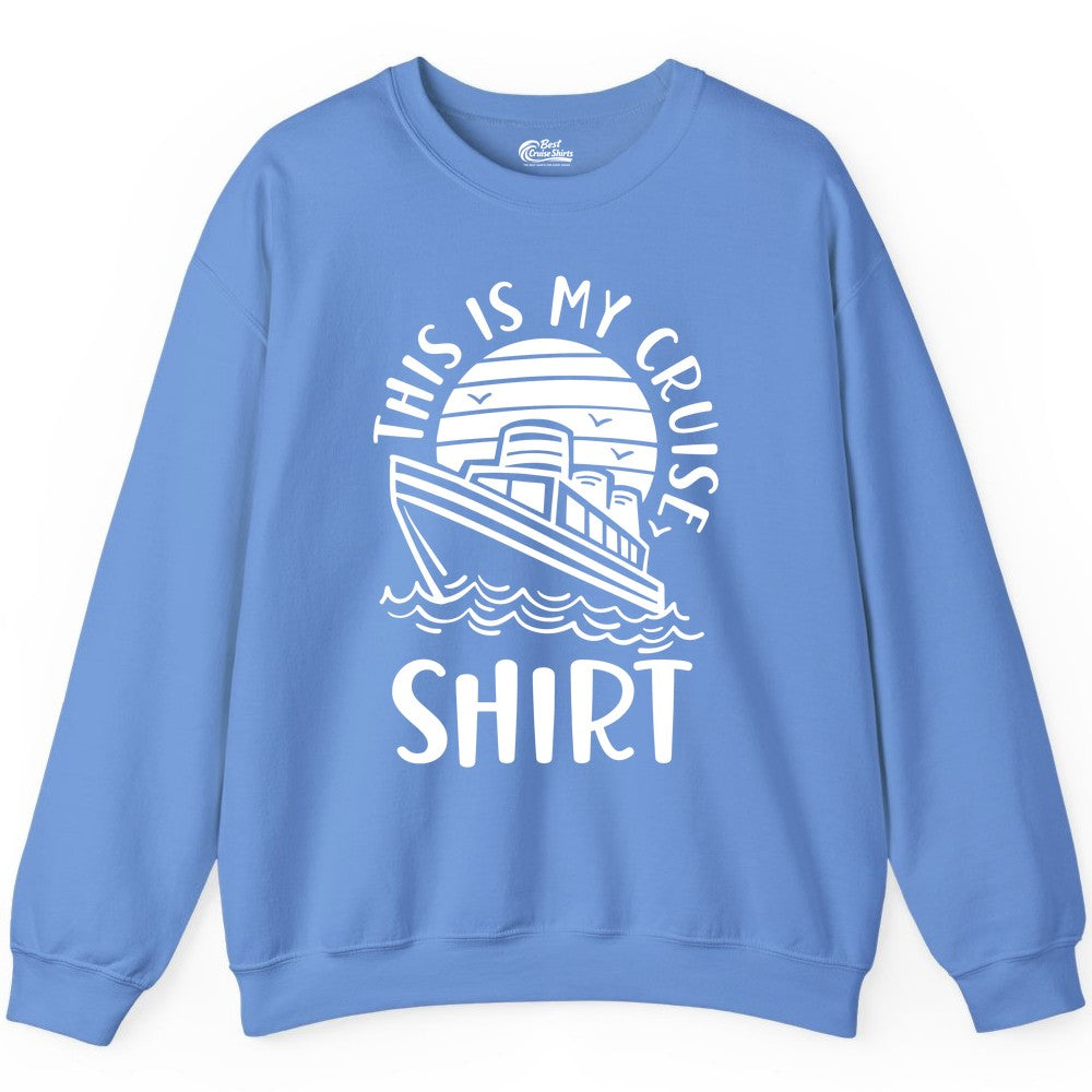 This Is My Cruise Shirt - Funny Cruise Ship Sun Ocean T-Shirt Design Sweatshirt - View 10 - Best Cruise Shirts