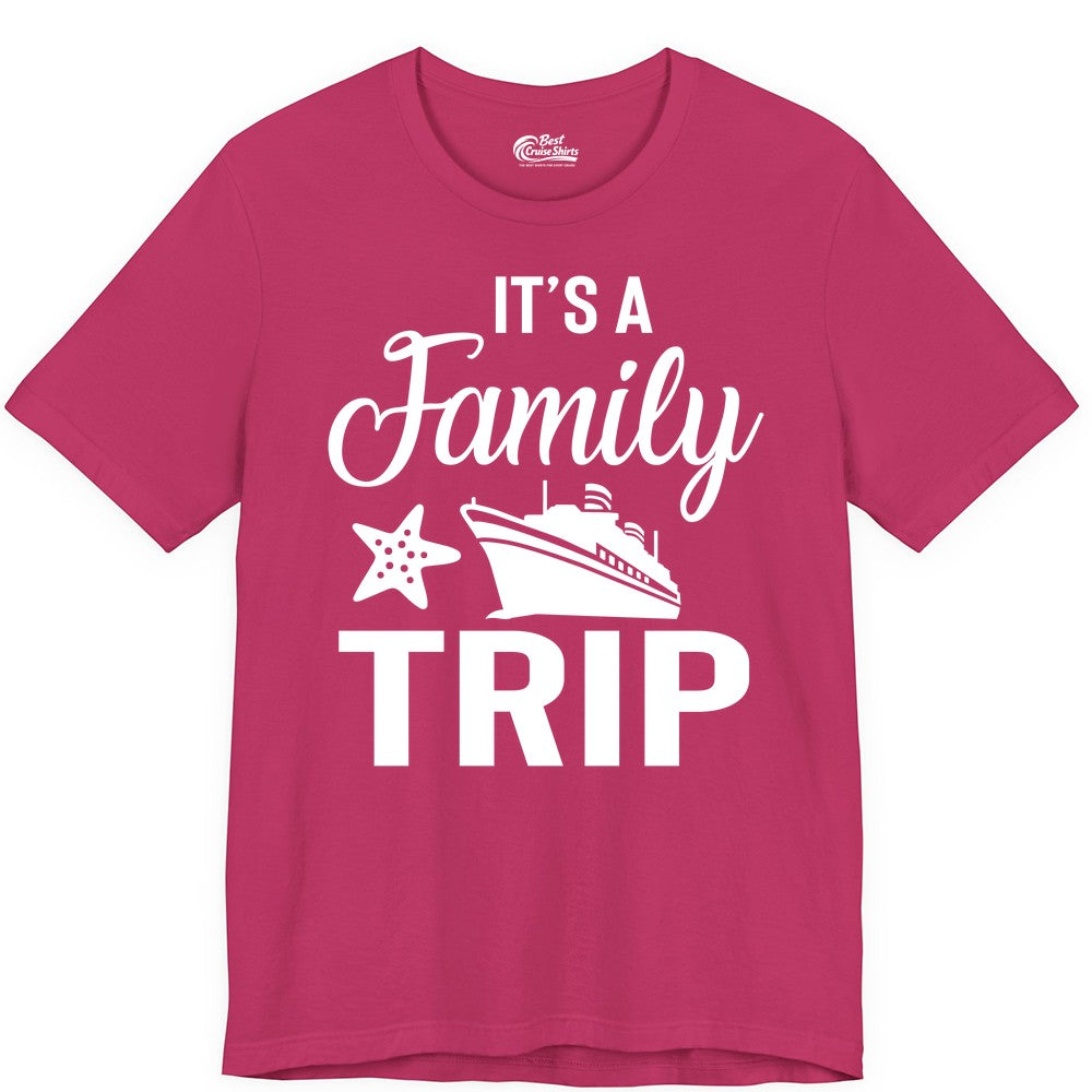 Family Cruise Shirt - Matching Family Vacation Shirts for Cruise Trips (Premium Tee) in Berry - Family Cruise Trip Shirt - Nautical Matching Family Vacation Tee Design