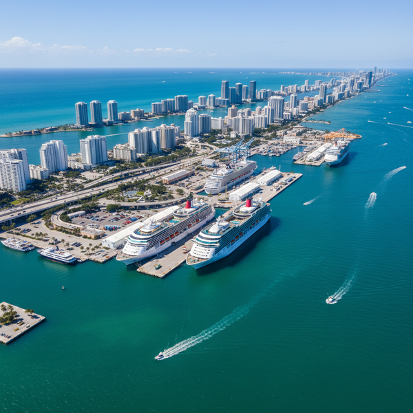 PortMiami Florida cruise terminal thumbnail
