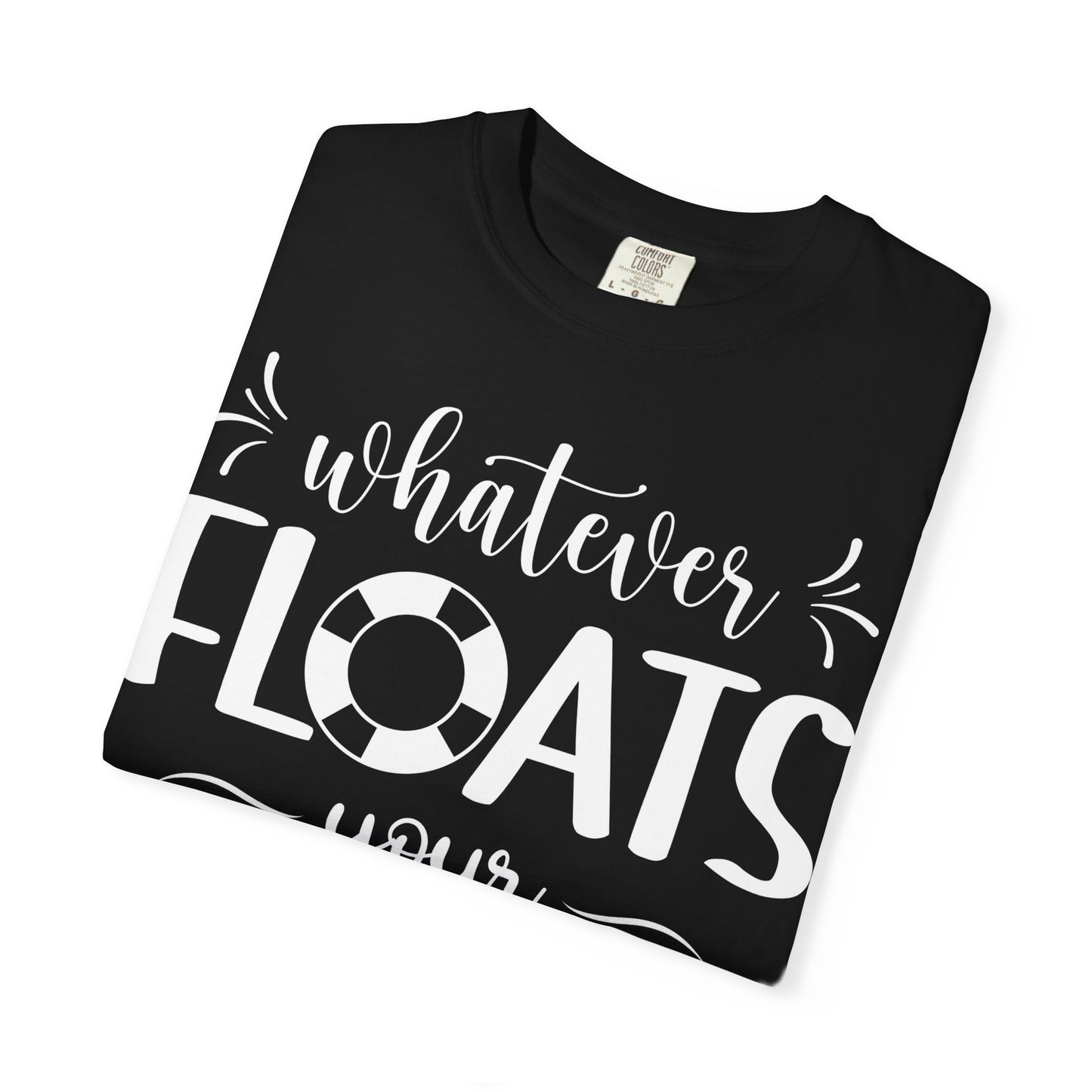 Whatever Floats Your Boat Nautical Humor Shirt With Whimsical Typography Comfort - View 3 - Best Cruise Shirts