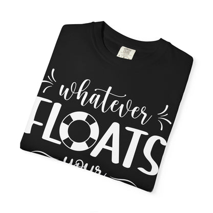 Whatever Floats Your Boat Nautical Humor Shirt With Whimsical Typography Comfort - View 3 - Best Cruise Shirts