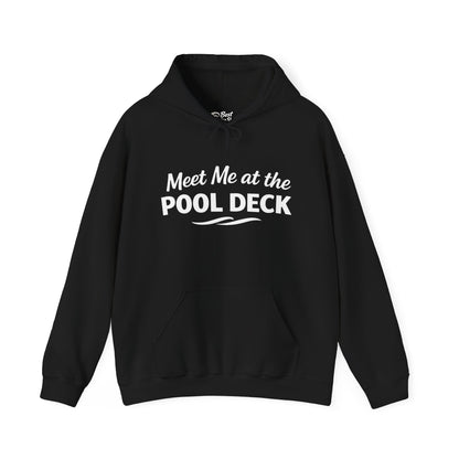 Meet Me At The Pool Deck Bold Fun Poolside Water Wave Shirt Hoodie - Best Cruise Shirts