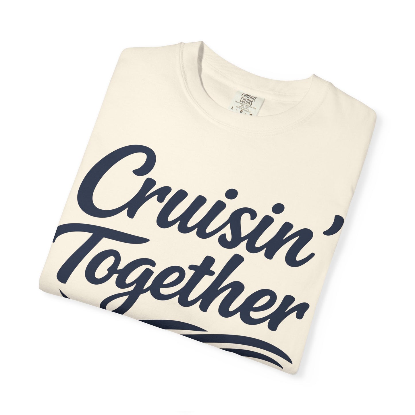Cruisin Together Group Unity Shirt with Bold Script and Wave Design Comfort - View 14 - Best Cruise Shirts