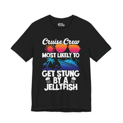Cruise Crew Shirt - Funny Jellyfish Sunglasses Tropical Vacation Tee Premium Tee - Best Cruise Shirts