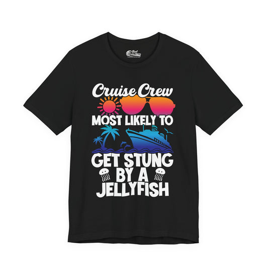 Cruise Crew Shirt - Funny Jellyfish Sunglasses Tropical Vacation Tee Premium Tee - Best Cruise Shirts
