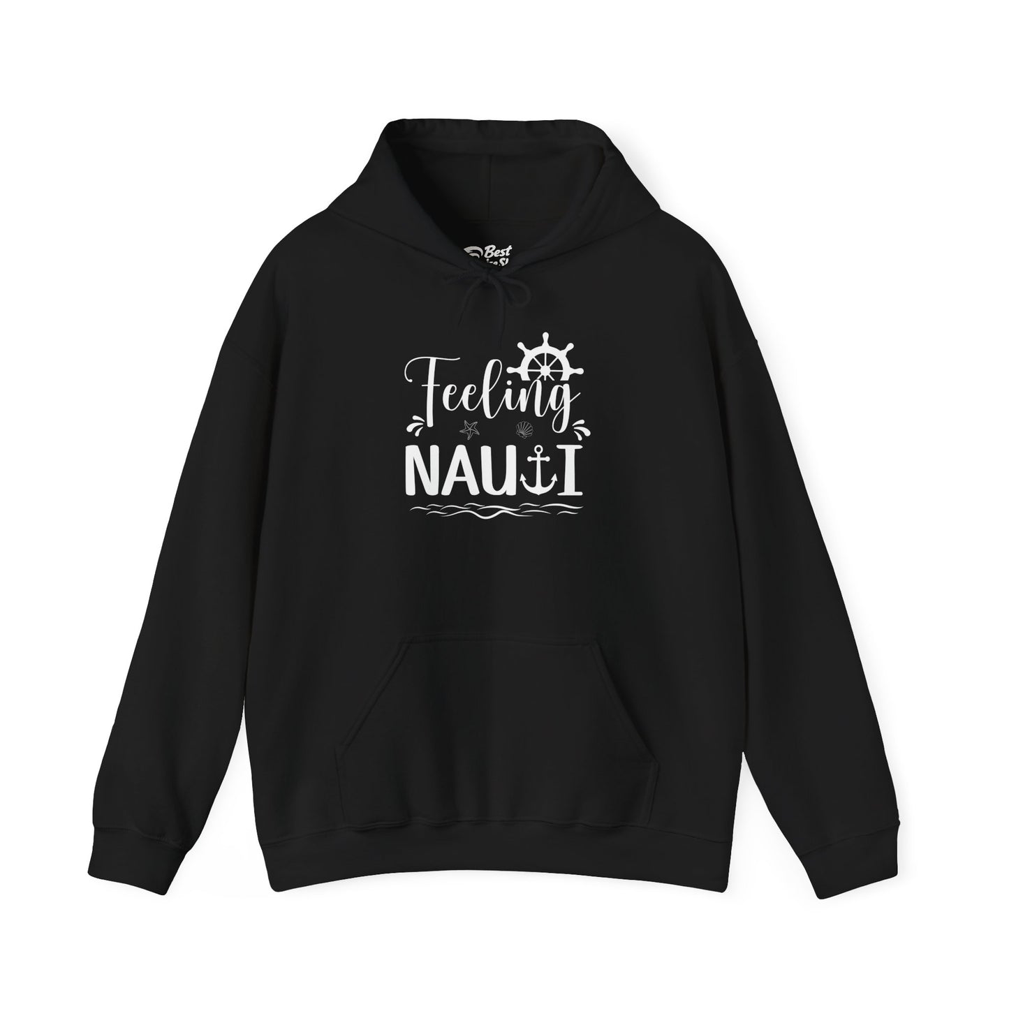 Feeling Nauti Shirt - Nautical Humor with Anchor Ship Wheel Starfish Hoodie - Best Cruise Shirts