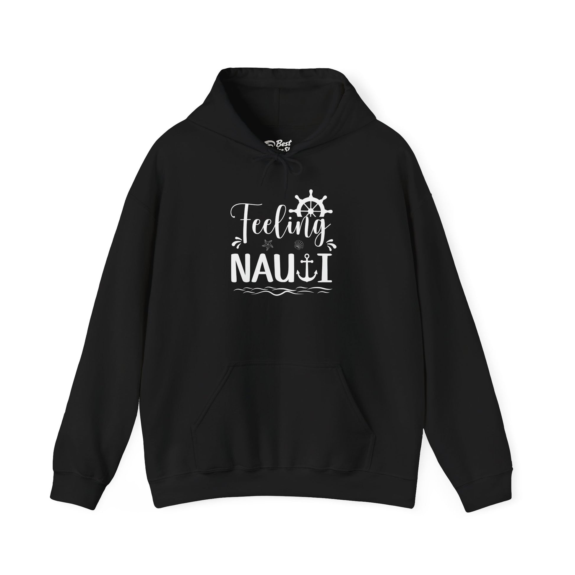 Feeling Nauti Shirt - Nautical Humor with Anchor Ship Wheel Starfish Hoodie - Best Cruise Shirts