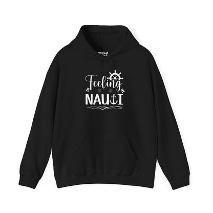 Feeling Nauti Shirt - Nautical Humor with Anchor Ship Wheel Starfish Hoodie - Best Cruise Shirts