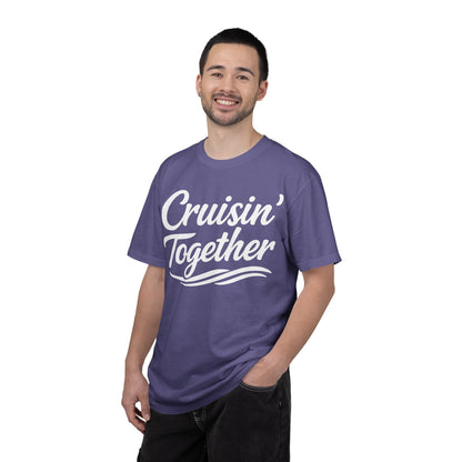 Cruisin Together Group Unity Shirt with Bold Script and Wave Design Comfort - View 33 - Best Cruise Shirts