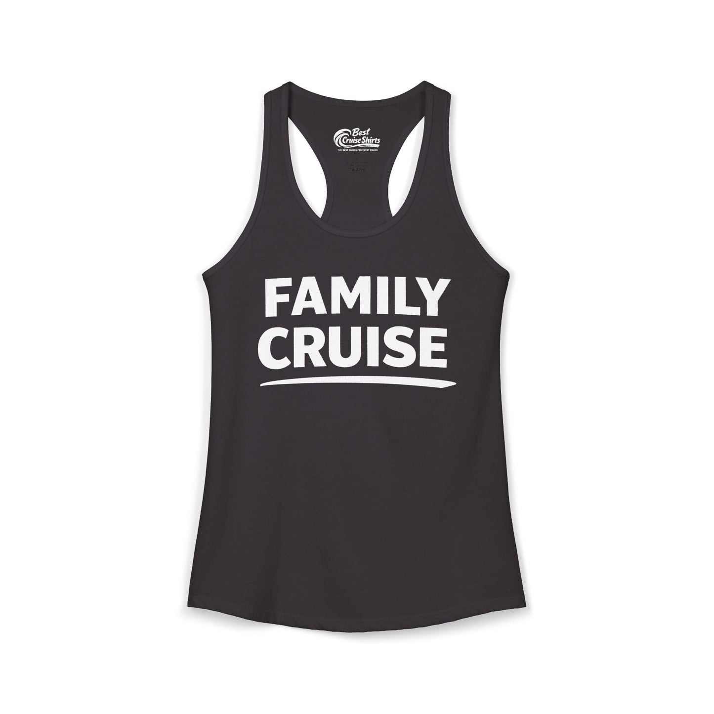 Family Cruise Celebration Bold Lettering Group Trip Shirt Ladies Tank - Best Cruise Shirts