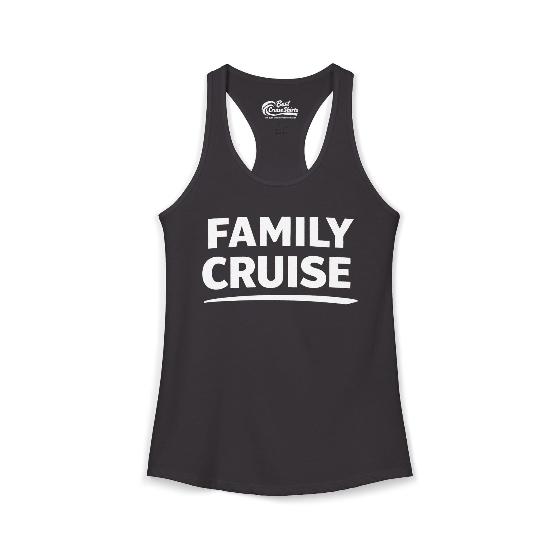 Family Cruise Celebration Bold Lettering Group Trip Shirt Ladies Tank - Best Cruise Shirts
