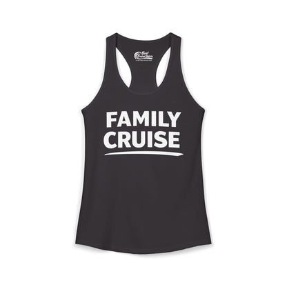 Family Cruise Celebration Bold Lettering Group Trip Shirt Ladies Tank - Best Cruise Shirts