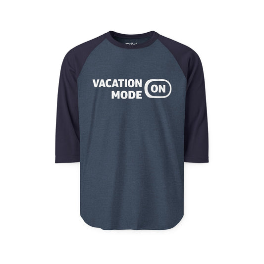 Vacation Mode On Minimalist Switch Graphic Funny Travel Shirt 3/4 Sleeve - Best Cruise Shirts