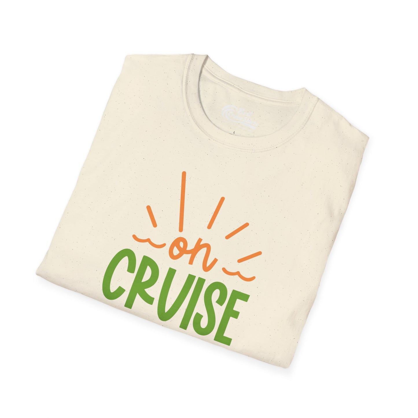On Cruise Control Shirt - Bold Sunglasses Vacation Relaxation Design — T-Shirt