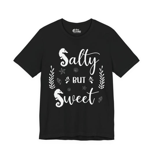 Salty But Sweet Seahorse Ocean Beach Shirt - Whimsical Summer Tee Premium Tee - Best Cruise Shirts