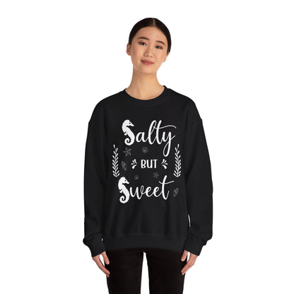 Salty But Sweet Seahorse Ocean Beach Shirt - Whimsical Summer Tee Sweatshirt - View 4 - Best Cruise Shirts