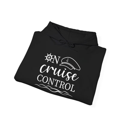 On Cruise Control Shirt - Nautical Captain Hat and Ship Wheel Design Hoodie - View 4 - Best Cruise Shirts