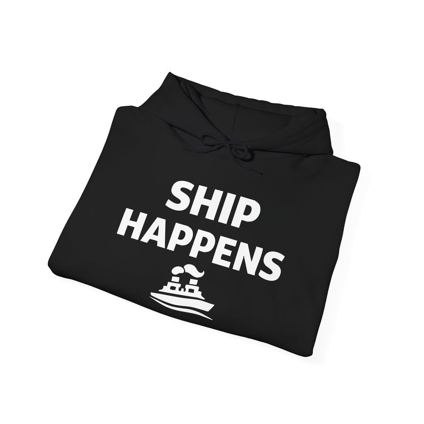 Ship Happens Shirt - Funny Cruise Ship Pun Tee With Simple Ship Graphic Hoodie - View 4 - Best Cruise Shirts