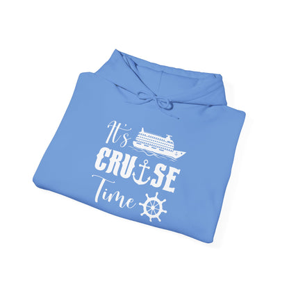 It’s Cruise Time Shirt - Nautical Ship Anchor Wheel Bold Graphic Hoodie - View 26 - Best Cruise Shirts