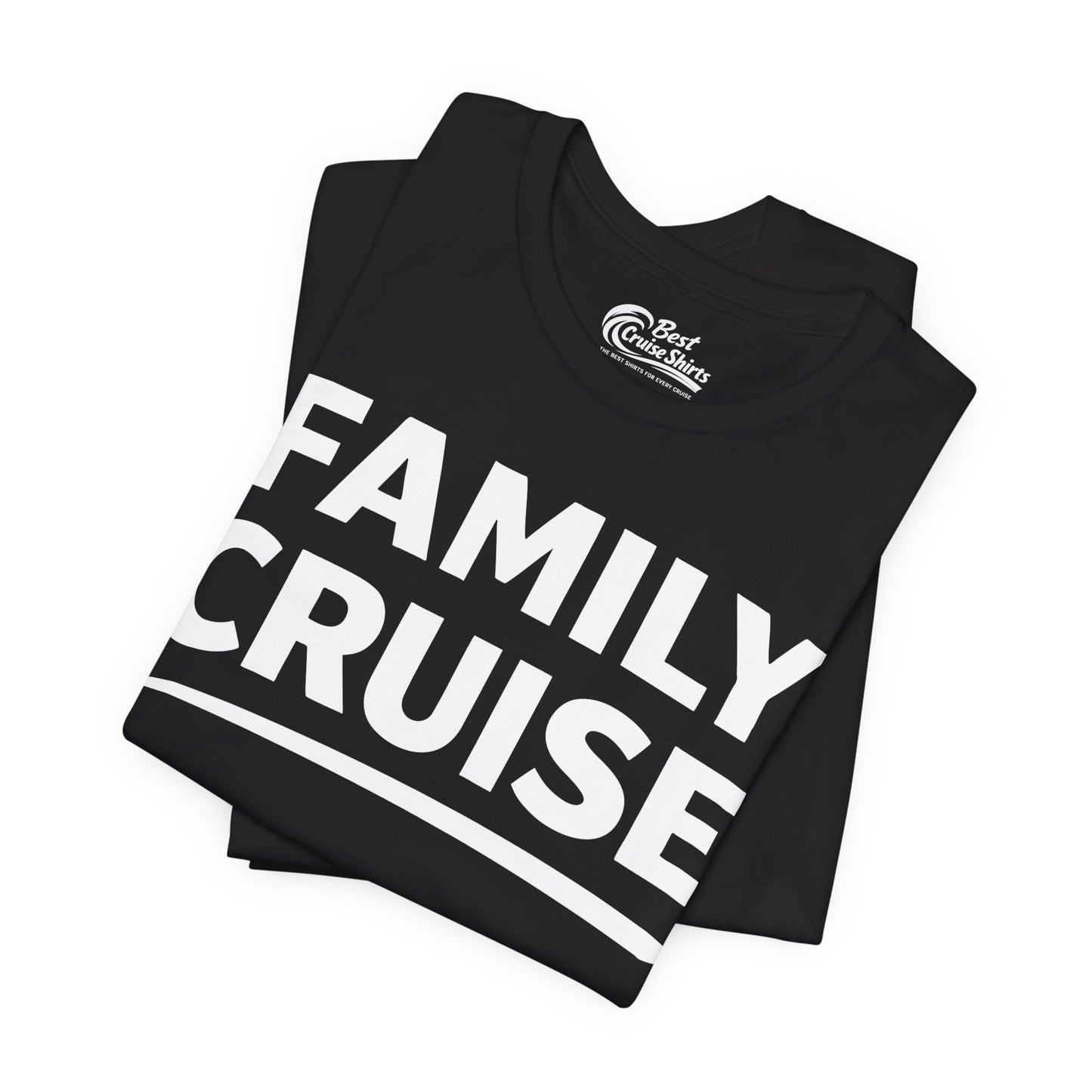 Family Cruise Celebration Bold Lettering Group Trip Shirt Premium Tee - View 3 - Best Cruise Shirts