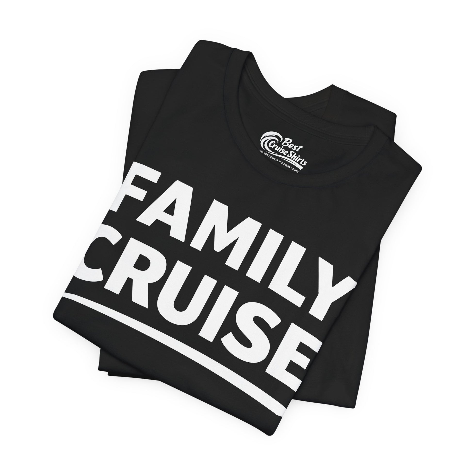 Family Cruise Celebration Bold Lettering Group Trip Shirt Premium Tee - View 3 - Best Cruise Shirts