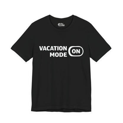Vacation Mode On Minimalist Switch Graphic Funny Travel Shirt Premium Tee - Best Cruise Shirts
