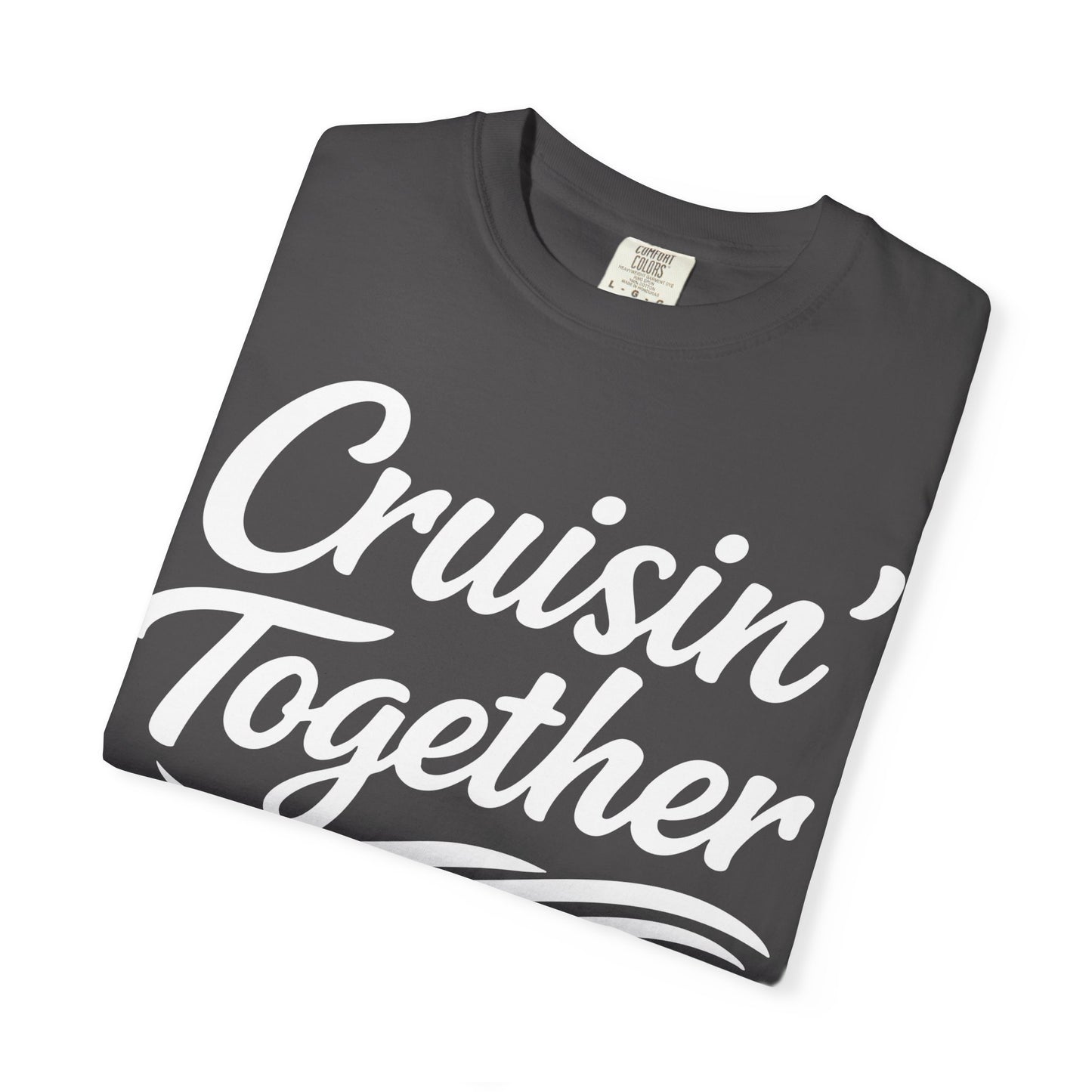 Cruisin Together Group Unity Shirt with Bold Script and Wave Design Comfort - View 26 - Best Cruise Shirts
