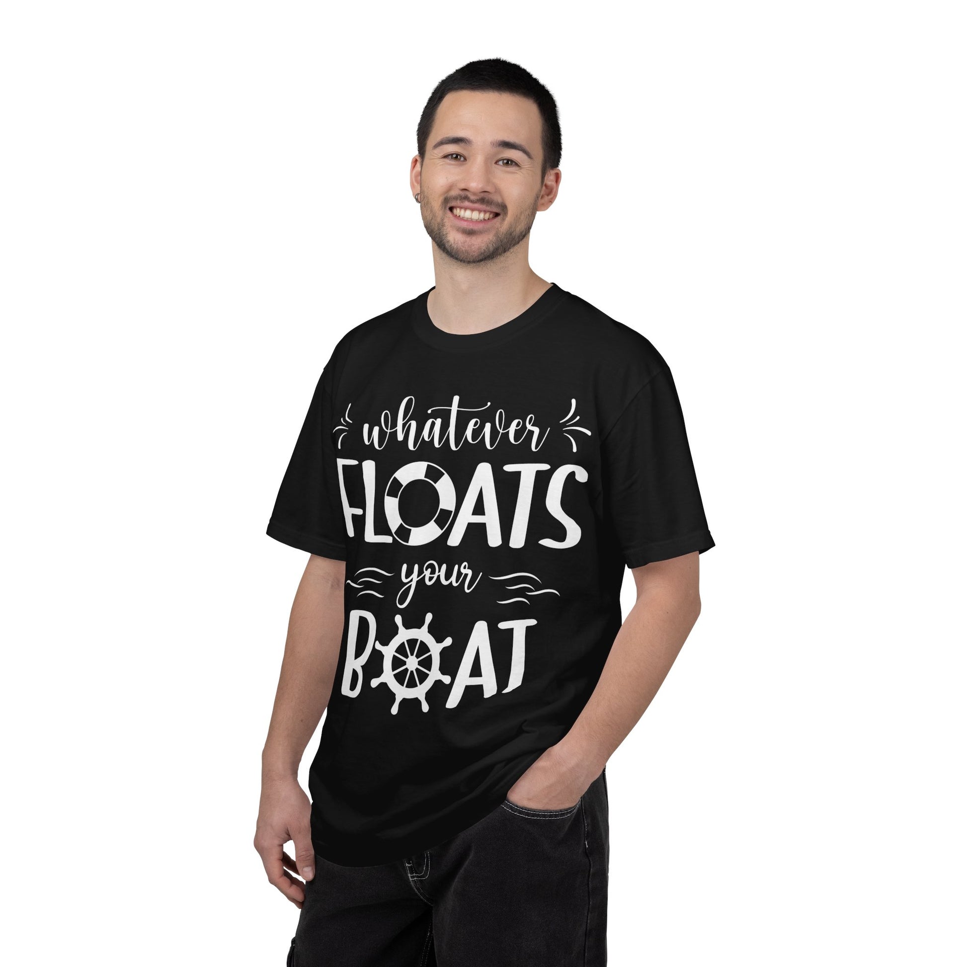 Whatever Floats Your Boat Nautical Humor Shirt With Whimsical Typography Comfort - View 4 - Best Cruise Shirts