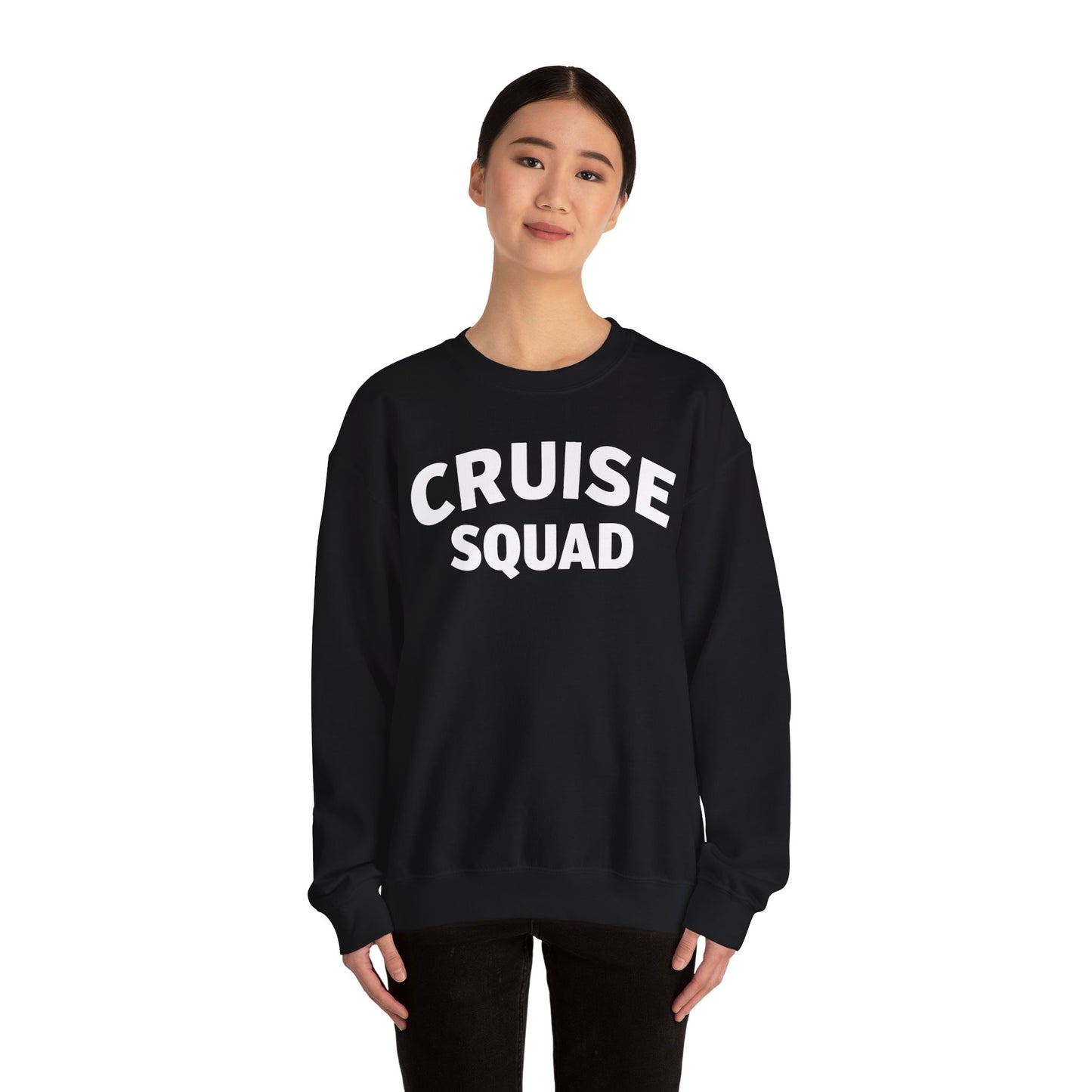 Cruise Squad Shirt - Bold Matching Group Cruise Vacation Tee Sweatshirt - View 4 - Best Cruise Shirts