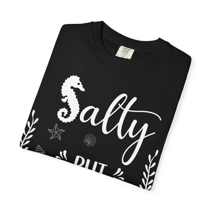 Salty But Sweet Seahorse Ocean Beach Shirt - Whimsical Summer Tee Comfort - View 3 - Best Cruise Shirts