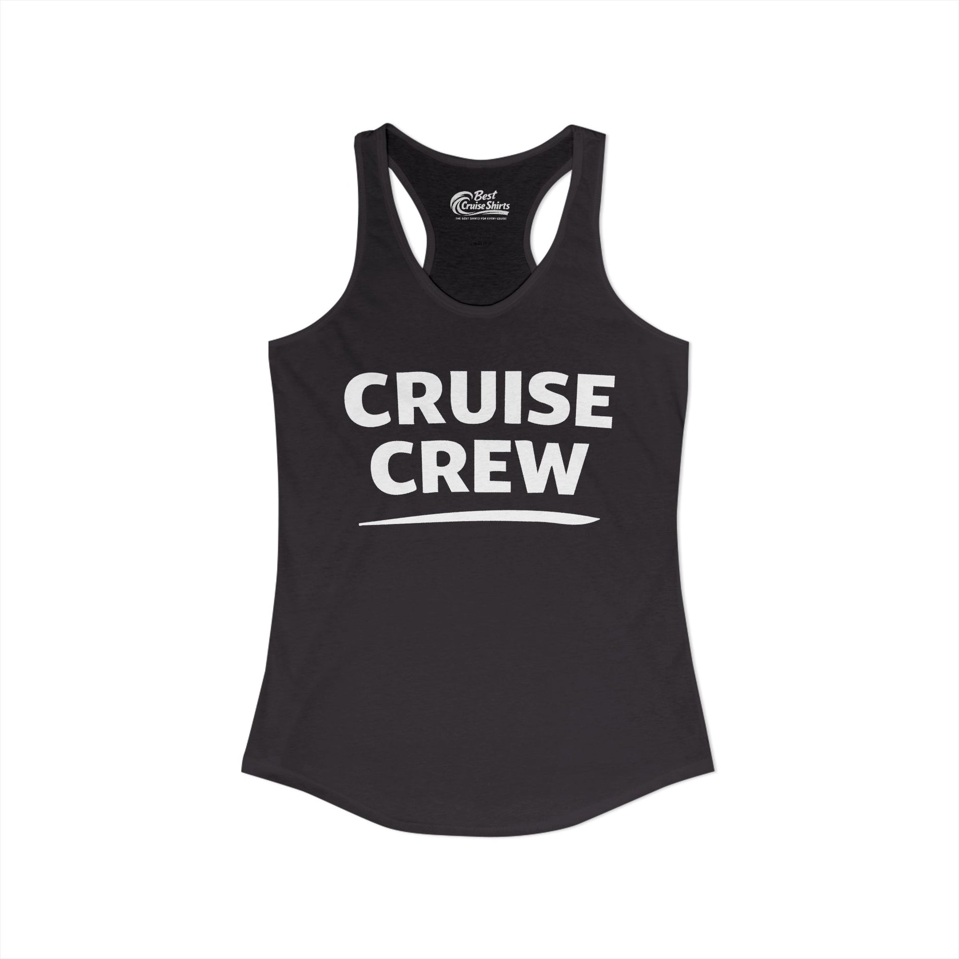 Cruise Crew Shirt - Bold Matching Group Cruise Vacation Apparel Ladies Tank - View 2 - Best Cruise Shirts