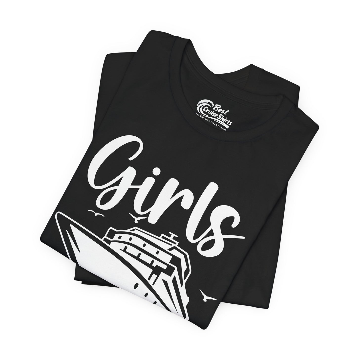 Girls Gone Cruising Group Cruise Shirt - Fun Girls Trip Cruise Apparel Premium Tee - View 3 - Best Cruise Shirts