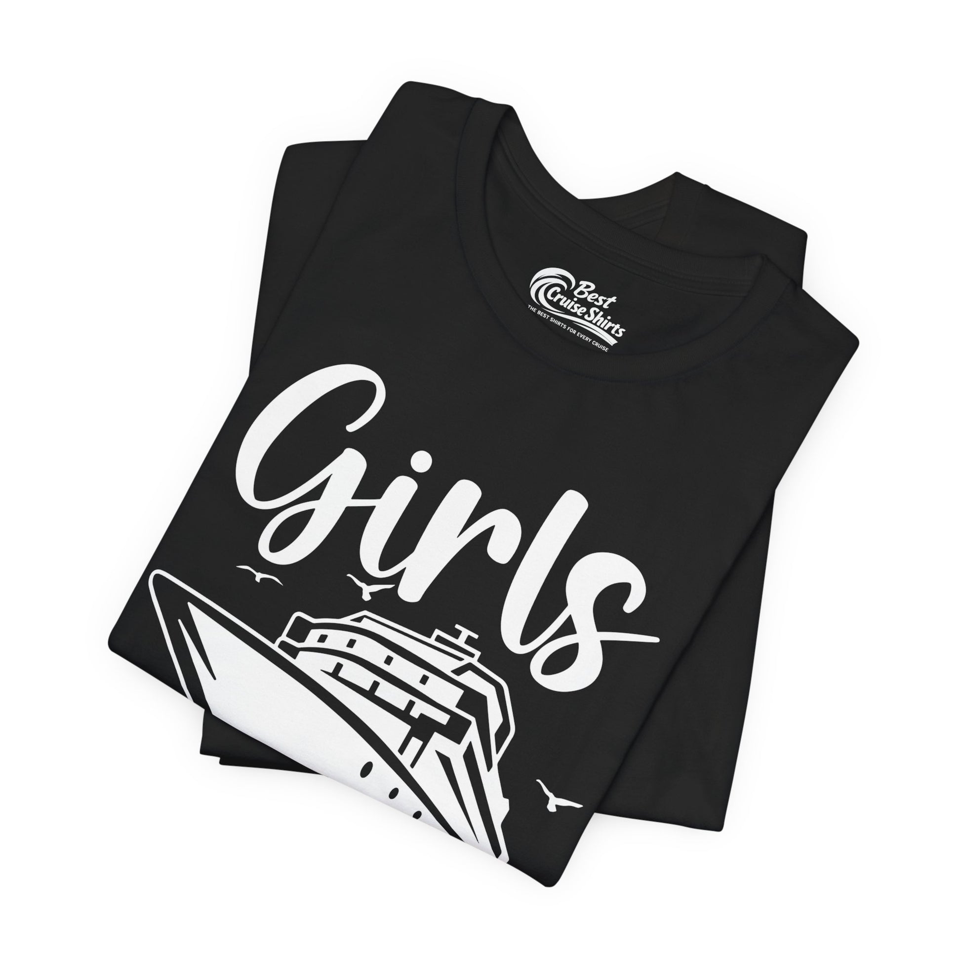 Girls Gone Cruising Group Cruise Shirt - Fun Girls Trip Cruise Apparel Premium Tee - View 3 - Best Cruise Shirts