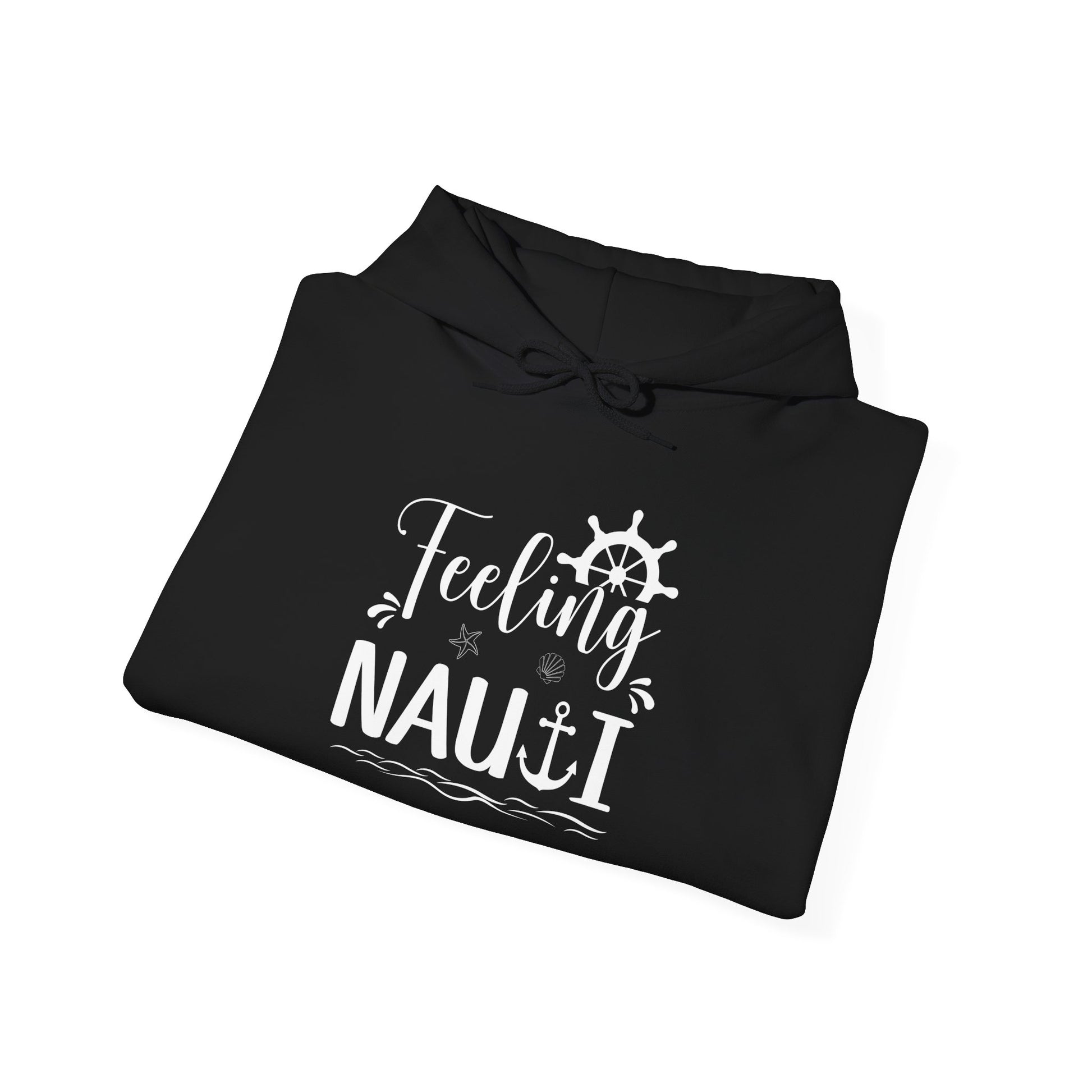 Feeling Nauti Shirt - Nautical Humor with Anchor Ship Wheel Starfish Hoodie - View 4 - Best Cruise Shirts
