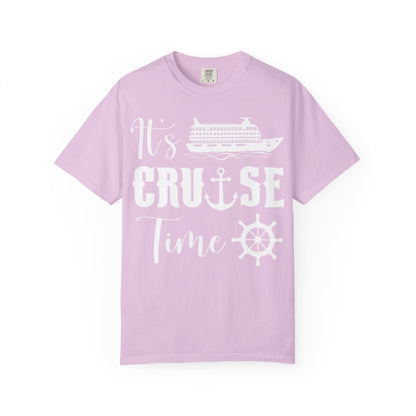 It’s Cruise Time Shirt - Nautical Ship Anchor Wheel Bold Graphic Comfort - View 8 - Best Cruise Shirts