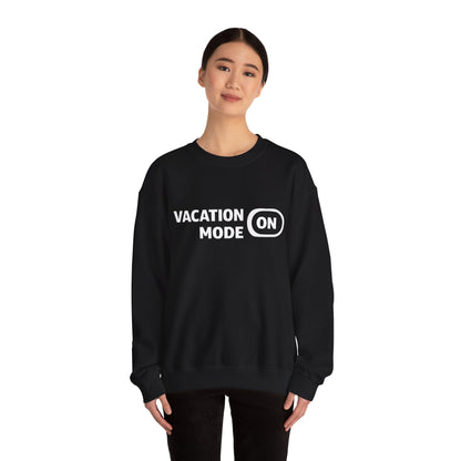 Vacation Mode On Minimalist Switch Graphic Funny Travel Shirt Sweatshirt - View 4 - Best Cruise Shirts