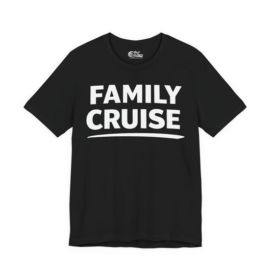 Family Cruise Celebration Bold Lettering Group Trip Shirt Premium Tee - Best Cruise Shirts