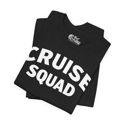 Cruise Squad Shirt - Bold Matching Group Cruise Vacation Tee Premium Tee - View 3 - Best Cruise Shirts