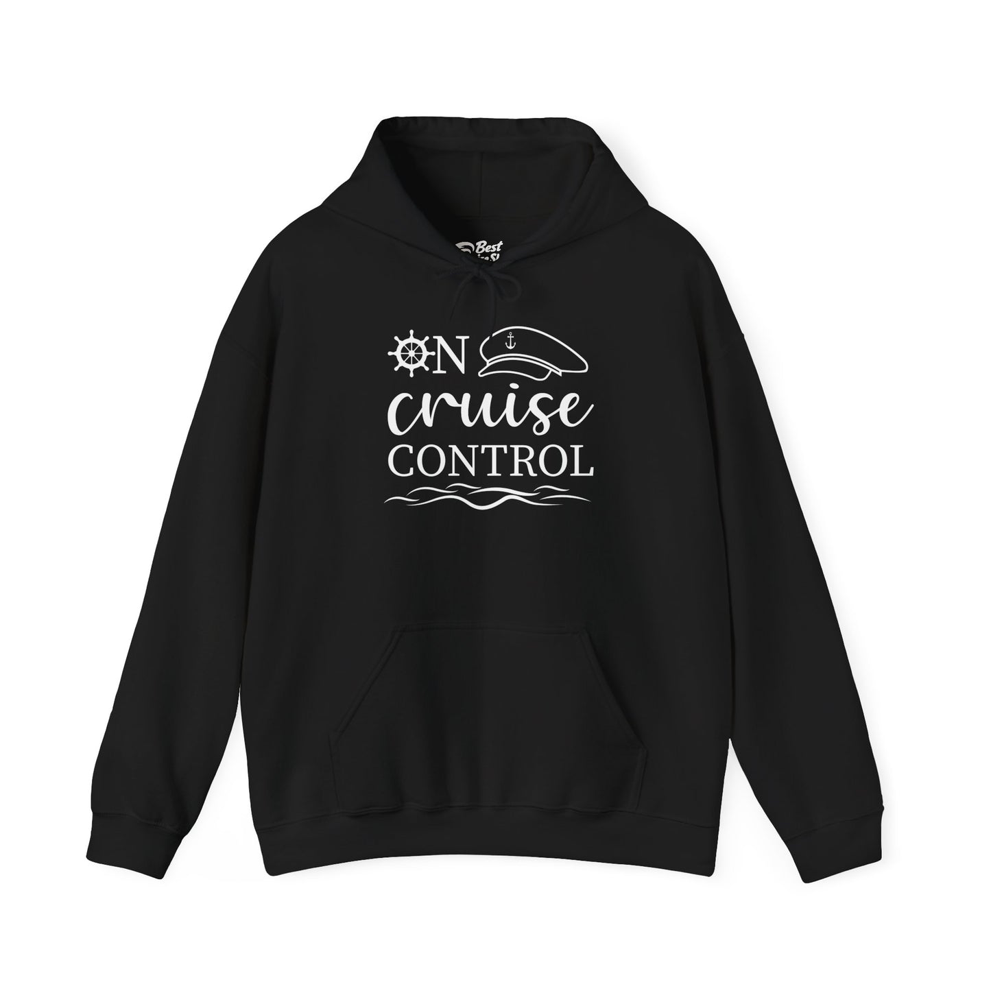 On Cruise Control Shirt - Nautical Captain Hat and Ship Wheel Design Hoodie - Best Cruise Shirts