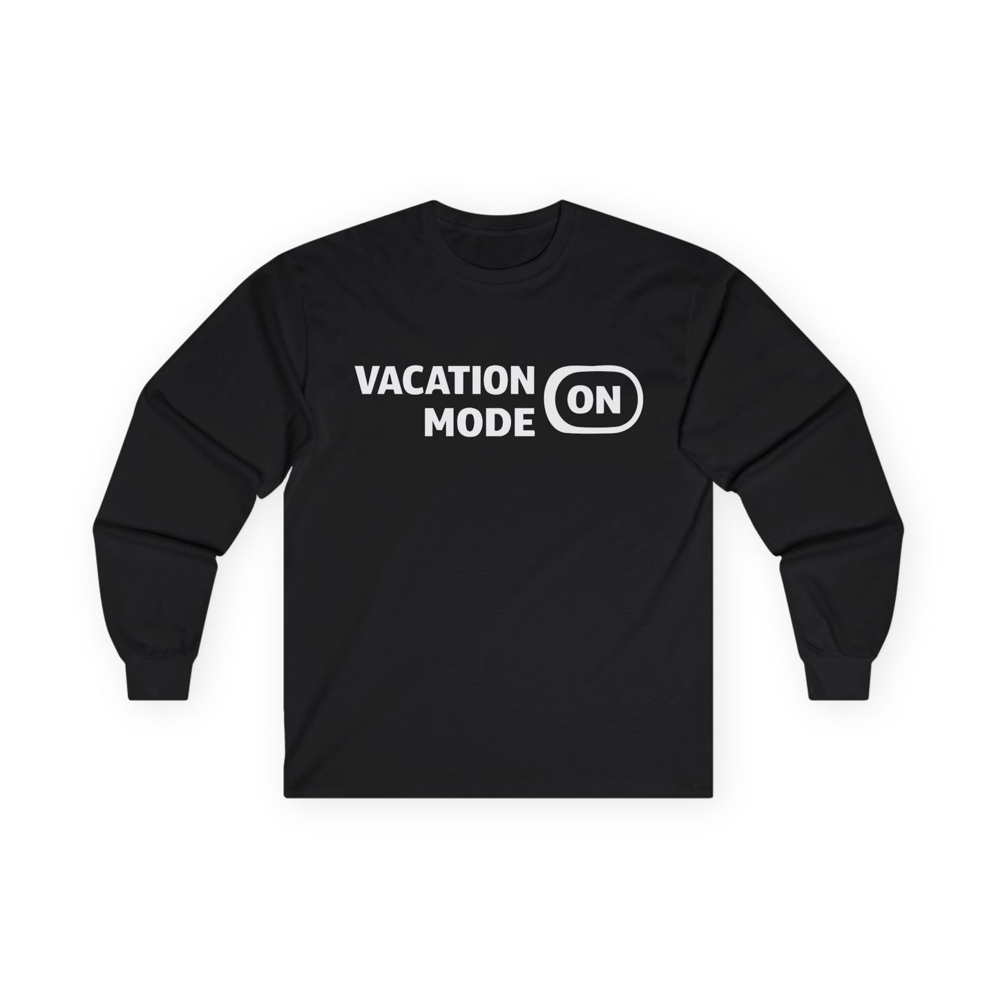 Vacation Mode On Minimalist Switch Graphic Funny Travel Shirt Long Sleeve - Best Cruise Shirts