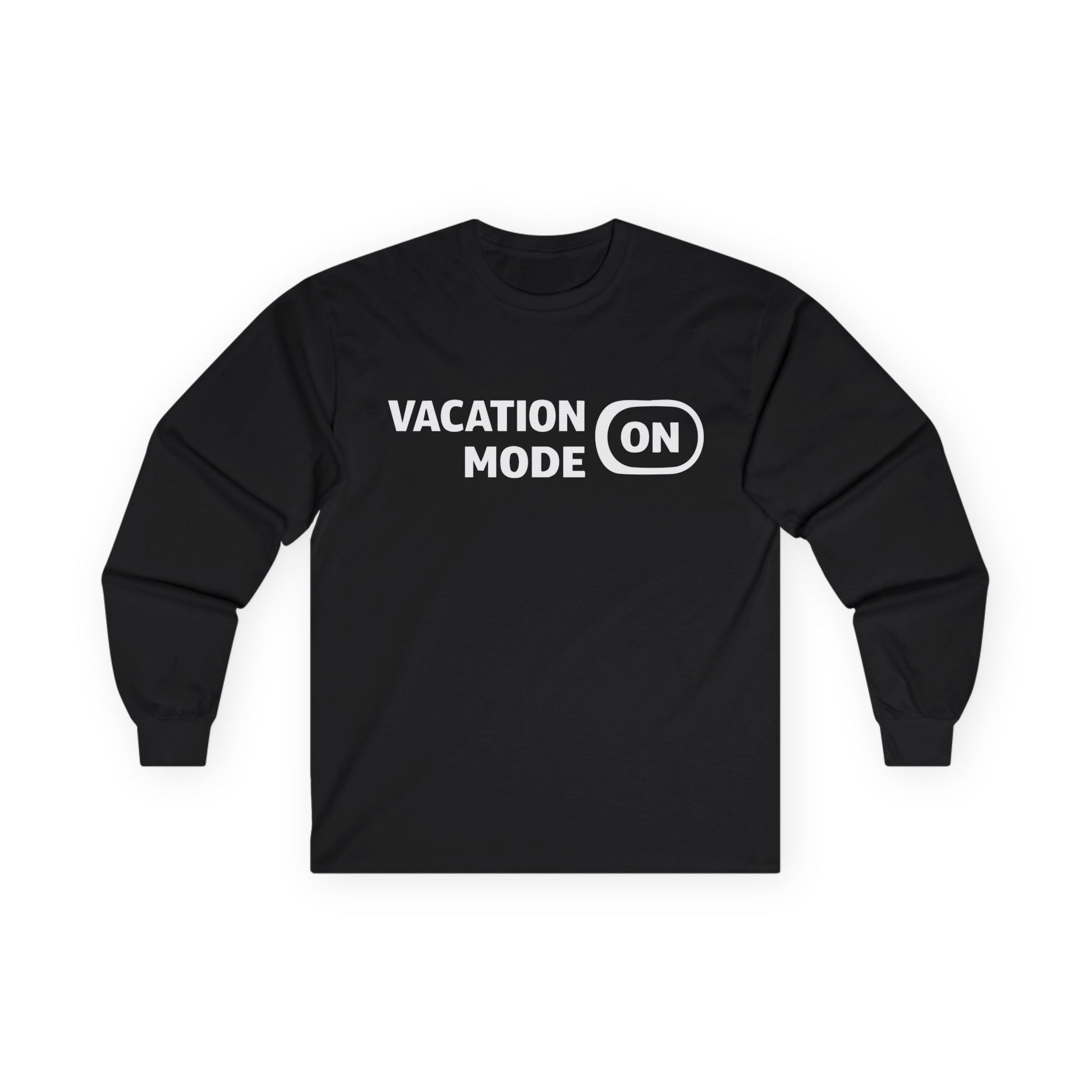 Vacation Mode On Minimalist Switch Graphic Funny Travel Shirt Long Sleeve - Best Cruise Shirts