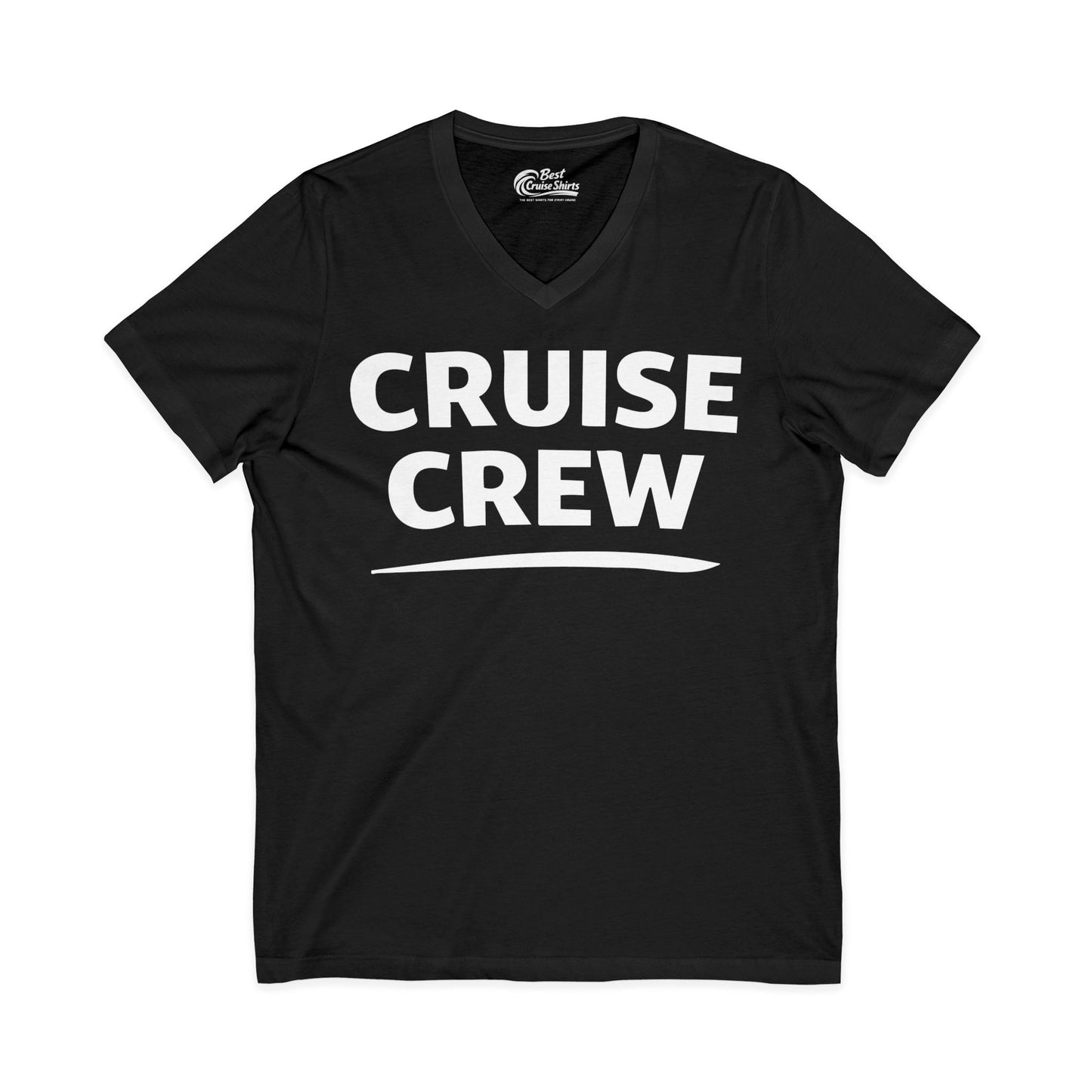 Cruise Crew Shirt - Bold Matching Group Cruise Vacation Apparel V-Neck - Best Cruise Shirts
