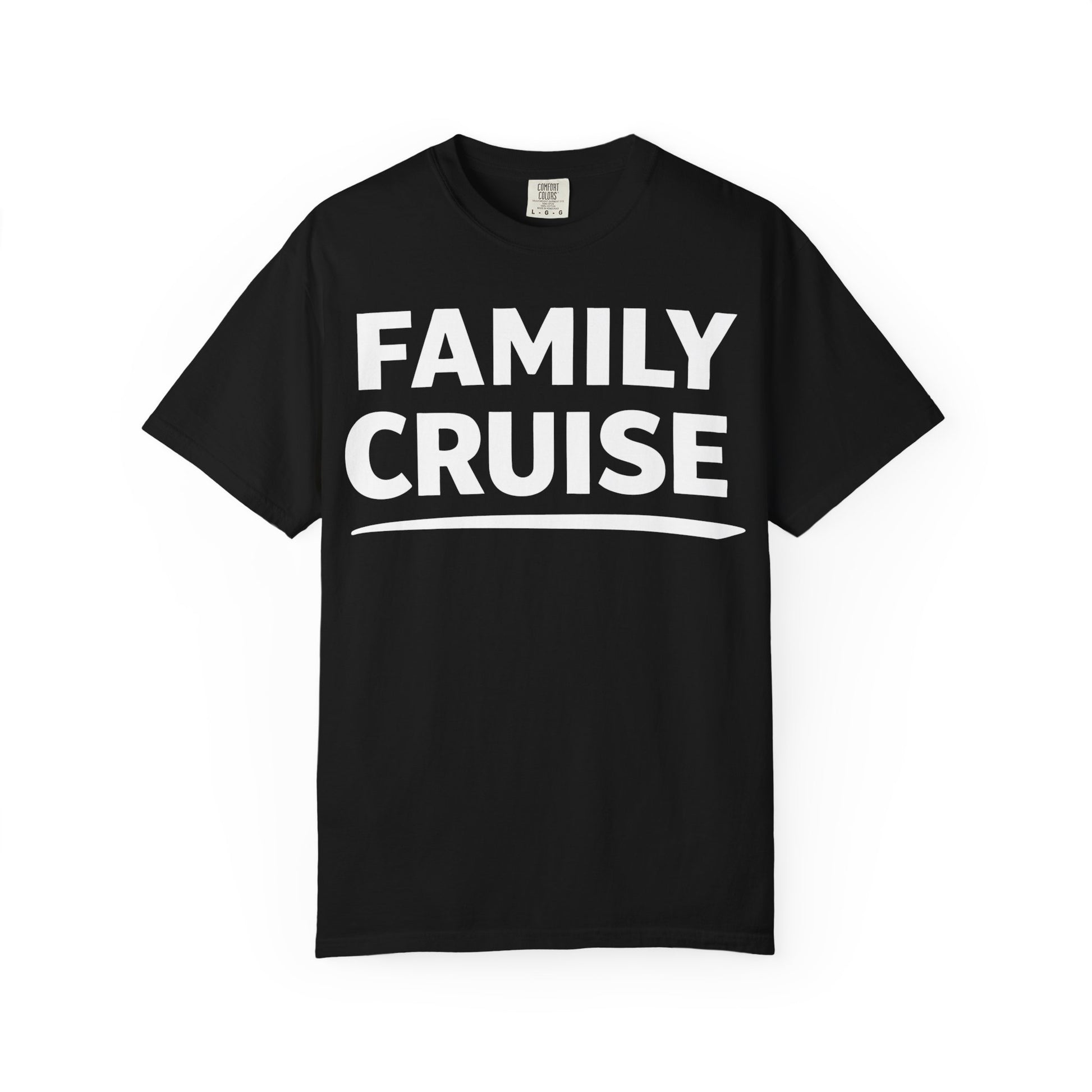 Family Cruise Celebration Bold Lettering Group Trip Shirt Comfort - Best Cruise Shirts