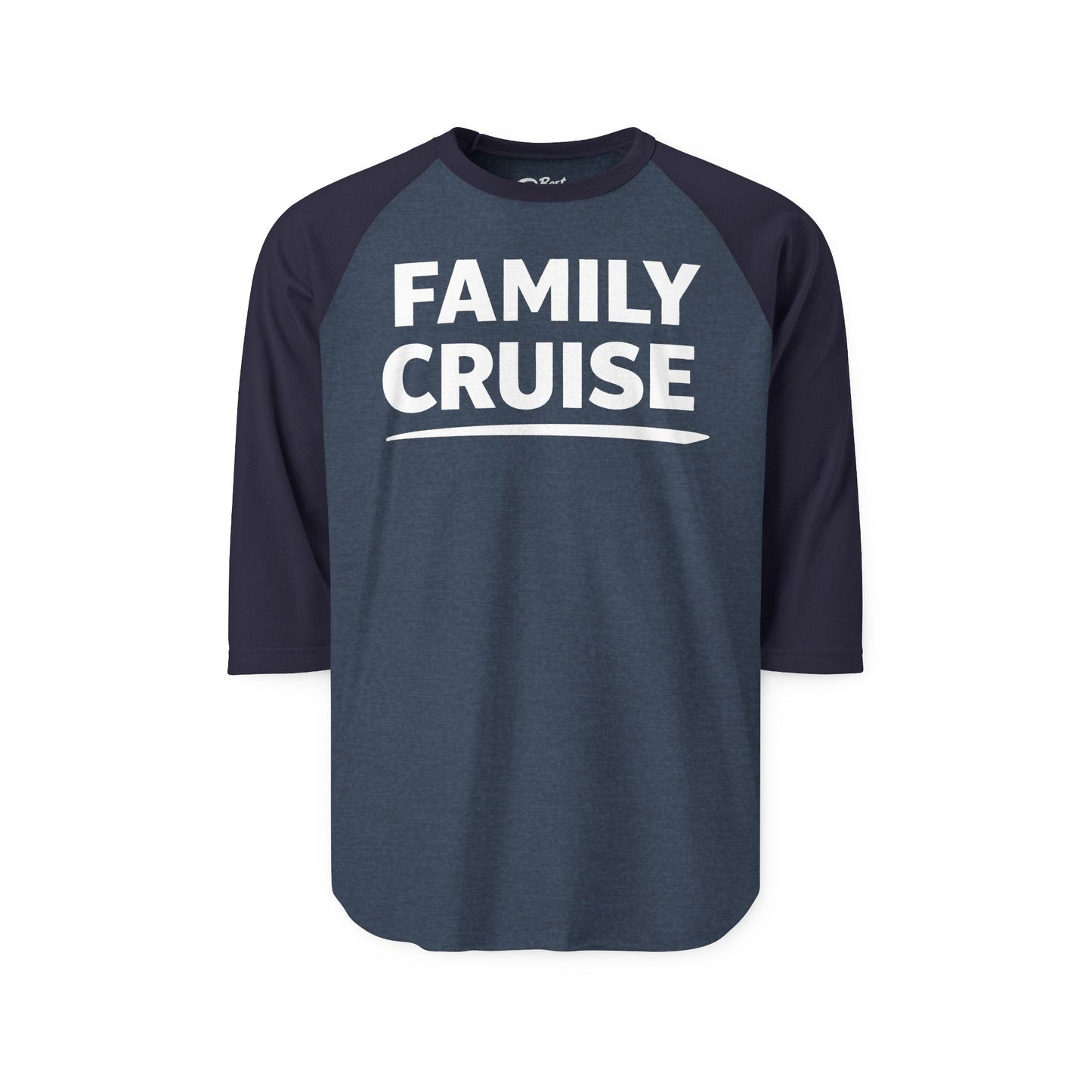 Family Cruise Celebration Bold Lettering Group Trip Shirt 3/4 Sleeve - Best Cruise Shirts