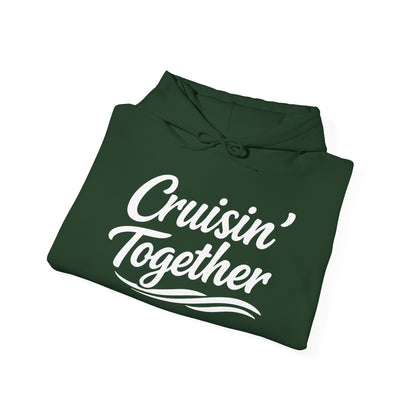 Cruisin Together Group Unity Shirt with Bold Script and Wave Design Hoodie - View 17 - Best Cruise Shirts