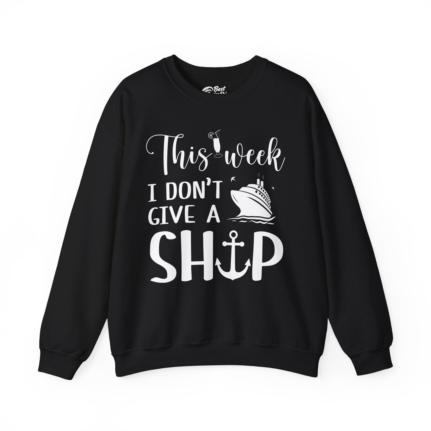 This Week I Don’t Give a Ship Funny Cruise Shirt With Nautical Icons Sweatshirt - Best Cruise Shirts